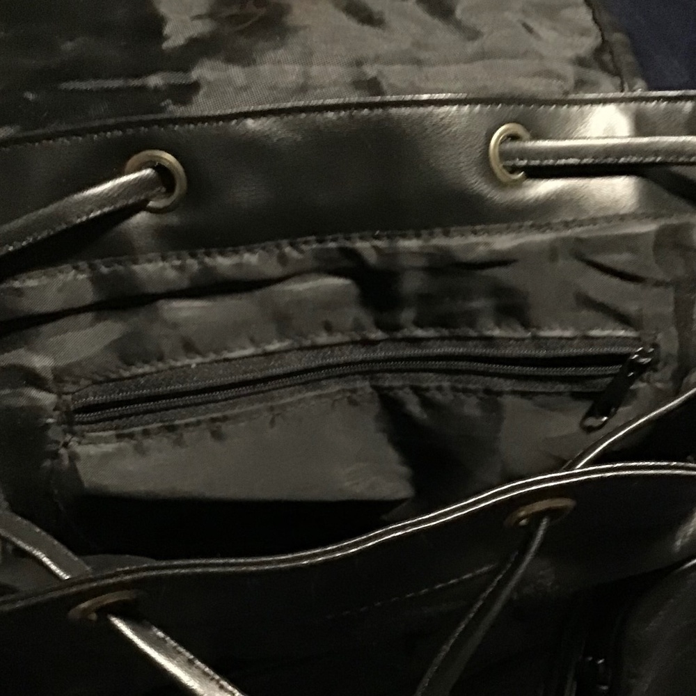 LEATHER PATCHWORK BACKPACK - Picture 7 of 7